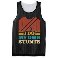 I Do My Own Stunts Get Well Soon Recovery After Hand Surgery Mesh Reversible Basketball Jersey Tank