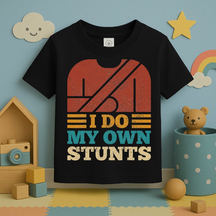 I Do My Own Stunts Get Well Soon Recovery After Hand Surgery Toddler T-Shirt