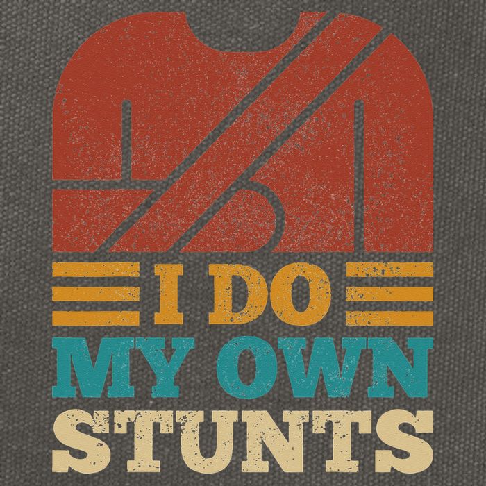I Do My Own Stunts Get Well Soon Recovery After Hand Surgery Cotton Canvas Backpack