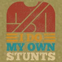 I Do My Own Stunts Get Well Soon Recovery After Hand Surgery Garment-Dyed Women's Muscle Tee