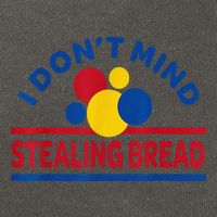 I DonT Mind Stealing Bread Funny Cotton Canvas Backpack