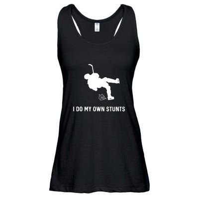 I Do My Own Stunts Funny Golf Gift Ladies Essential Flowy Tank