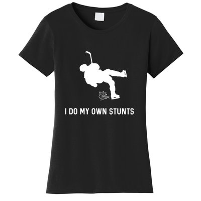 I Do My Own Stunts Funny Golf Gift Women's T-Shirt