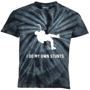 I Do My Own Stunts Funny Golf Gift Kids Tie-Dye T-Shirt