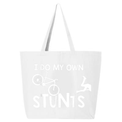 I Do My Own Stunts Funny Mountain Bike Biker Gift 25L Jumbo Tote