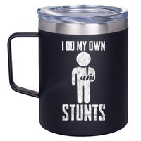 I Do My Own Stunts Get Well Gifts Funny Injury Hand Wrist 12oz Stainless Steel Coffee Mug