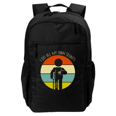 I Do My Own Stunts Get Well Gift Funny Injury Leg Gift Backpack