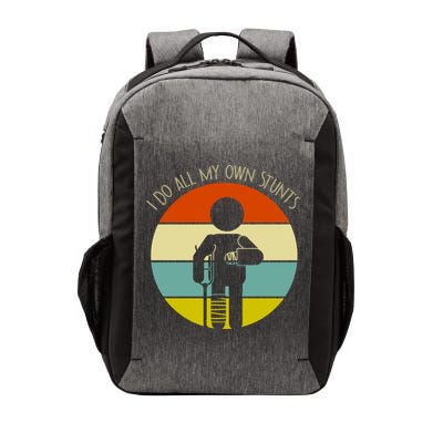 I Do My Own Stunts Get Well Gift Funny Injury Leg Gift Vector Backpack
