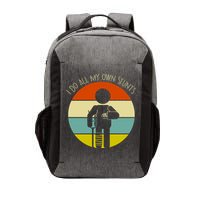 I Do My Own Stunts Get Well Gift Funny Injury Leg Gift Vector Backpack