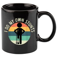 I Do My Own Stunts Get Well Gift Funny Injury Leg 11oz C Handle Ceramic Mug