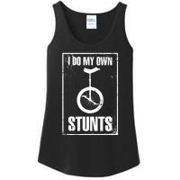 I Do My Own Stunts Bicycle Bike Accidents Broken Bone Injury Gift Ladies Essential Tank