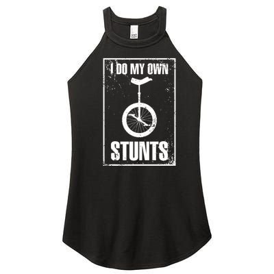 I Do My Own Stunts Bicycle Bike Accidents Broken Bone Injury Gift Women’s Perfect Tri Rocker Tank