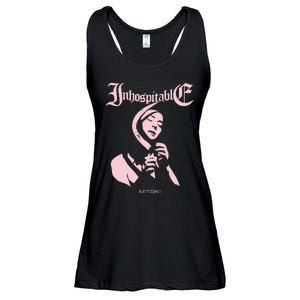 Inhospitable Death Metal Mitski Ladies Essential Flowy Tank