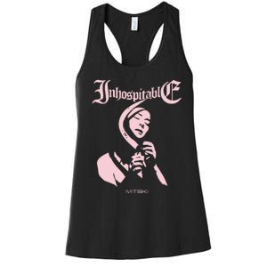 Inhospitable Death Metal Mitski Women's Racerback Tank