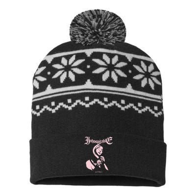 Inhospitable Death Metal Mitski USA-Made Snowflake Beanie