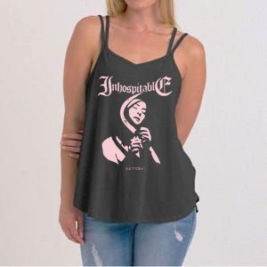 Inhospitable Death Metal Mitski Women's Strappy Tank