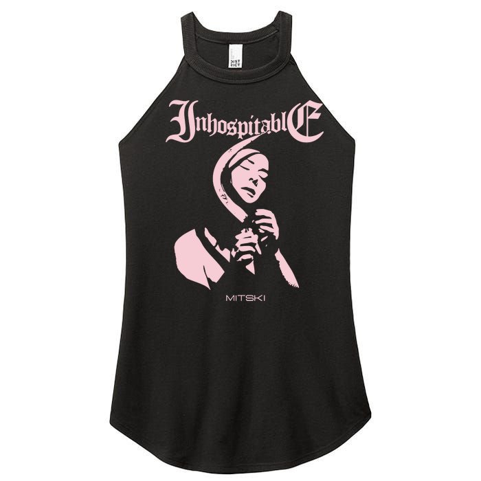 Inhospitable Death Metal Mitski Women's Perfect Tri Rocker Tank