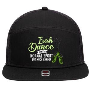 Irish Dancing Music Shoes Dancer Step Dance St Patrick Day 7 Panel Mesh Trucker Snapback Hat