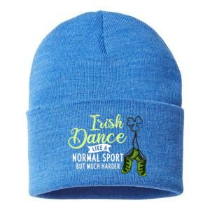 Irish Dancing Music Shoes Dancer Step Dance St Patrick Day Sustainable Knit Beanie