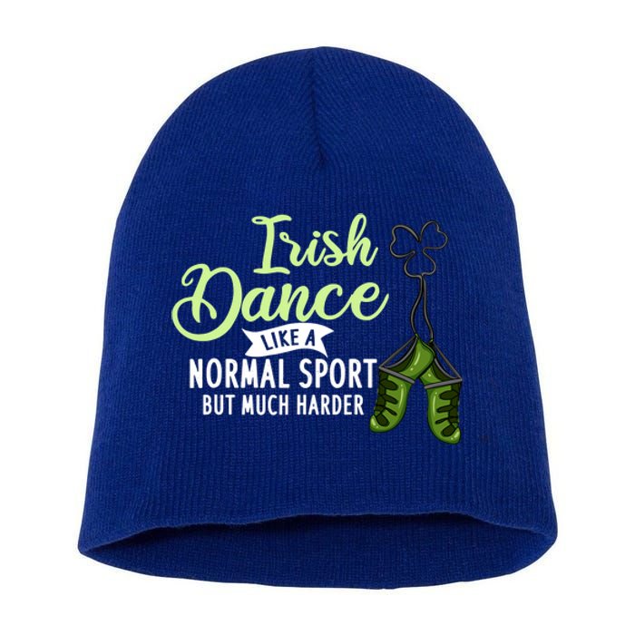 Irish Dancing Music Shoes Dancer Step Dance St Patrick Day Short Acrylic Beanie