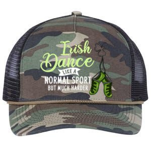 Irish Dancing Music Shoes Dancer Step Dance St Patrick Day Retro Rope Trucker Hat Cap