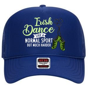 Irish Dancing Music Shoes Dancer Step Dance St Patrick Day High Crown Mesh Back Trucker Hat