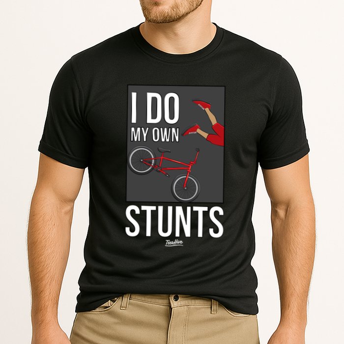 I Do My Own Stunts Bike I Do My Own Stunts Meaningful Gift Cooling Performance Crew T-Shirt