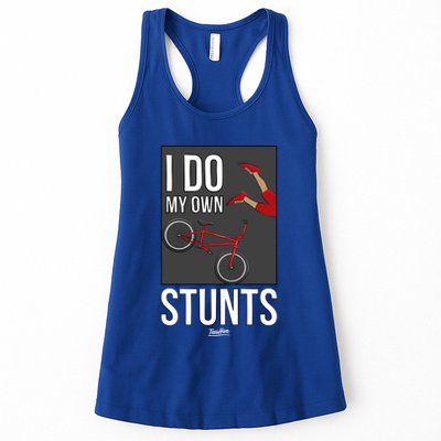 I Do My Own Stunts Bike I Do My Own Stunts Meaningful Gift Womens Tank Top