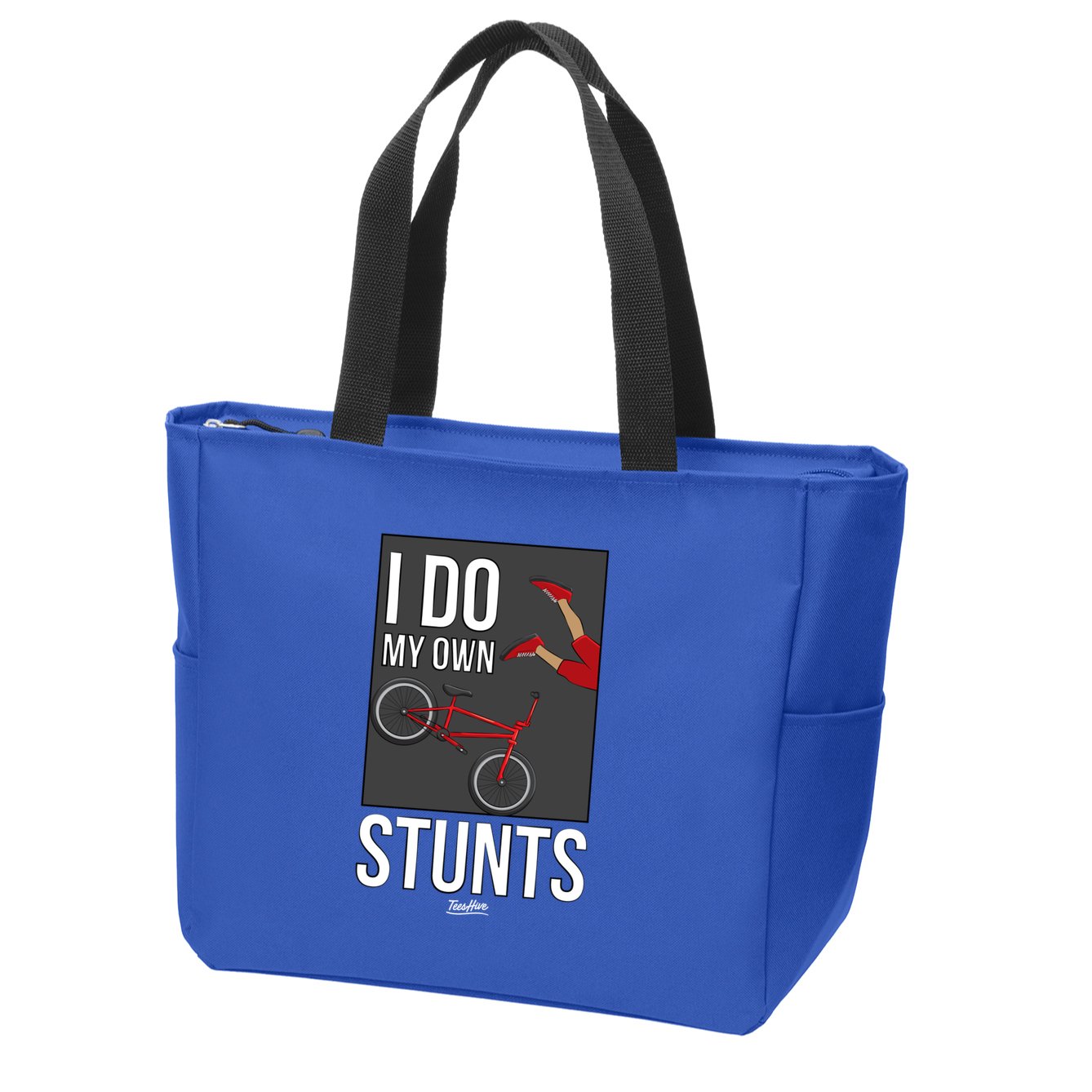 I Do My Own Stunts Bike I Do My Own Stunts Meaningful Gift Zip Tote Bag