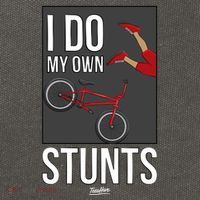 I Do My Own Stunts Bike I Do My Own Stunts Meaningful Gift Cotton Canvas Backpack