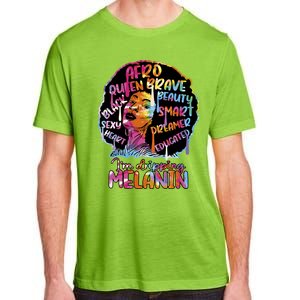 I'm Dripping Melanin Black Queen Gift Adult ChromaSoft Performance T-Shirt