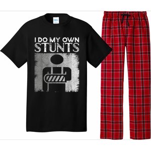 I Do My Own Stunts Broken Arm Funny Injury Funny Gift Pajama Set