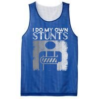 I Do My Own Stunts Broken Arm Funny Injury Funny Gift Mesh Reversible Basketball Jersey Tank