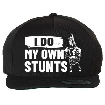 I Do My Own Stunts Funny Bull Fighting Lovers Costume Gift Wool Snapback Cap