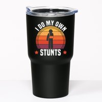 I Do My Own Stunts Funny Get Well Broken Arm Injury Tumbler