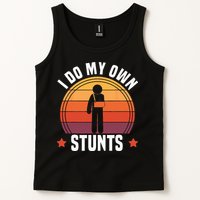 I Do My Own Stunts Funny Get Well Broken Arm Injury Tank Top