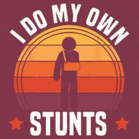 I Do My Own Stunts Funny Get Well Broken Arm Injury 16oz Travel Tumbler