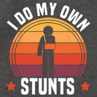 I Do My Own Stunts Funny Get Well Broken Arm Injury Vector Backpack