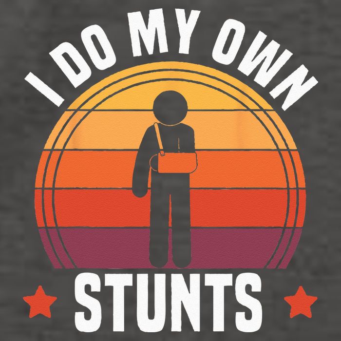 I Do My Own Stunts Funny Get Well Broken Arm Injury Vector Backpack