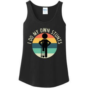 I Do My Own Stunts Get Well Gift Ladies Essential Tank