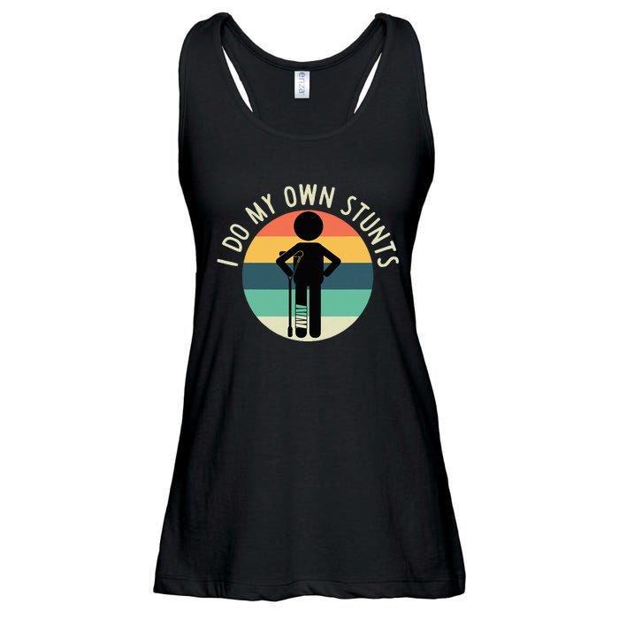 I Do My Own Stunts Get Well Gift Ladies Essential Flowy Tank