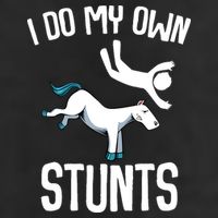 I Do My Own Stunts Get Well Gifts Funny Horse Riders Animal 11oz C Handle Ceramic Mug