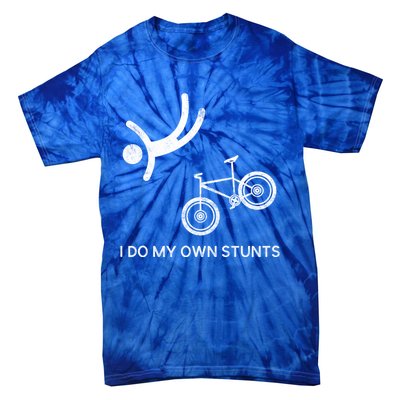 I Do My Own Stunts Downhill Mountain Bike Cute Gift Tie-Dye T-Shirt