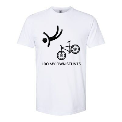 I Do My Own Stunts Downhill Mountain Bike Cute Gift Softstyle CVC T-Shirt