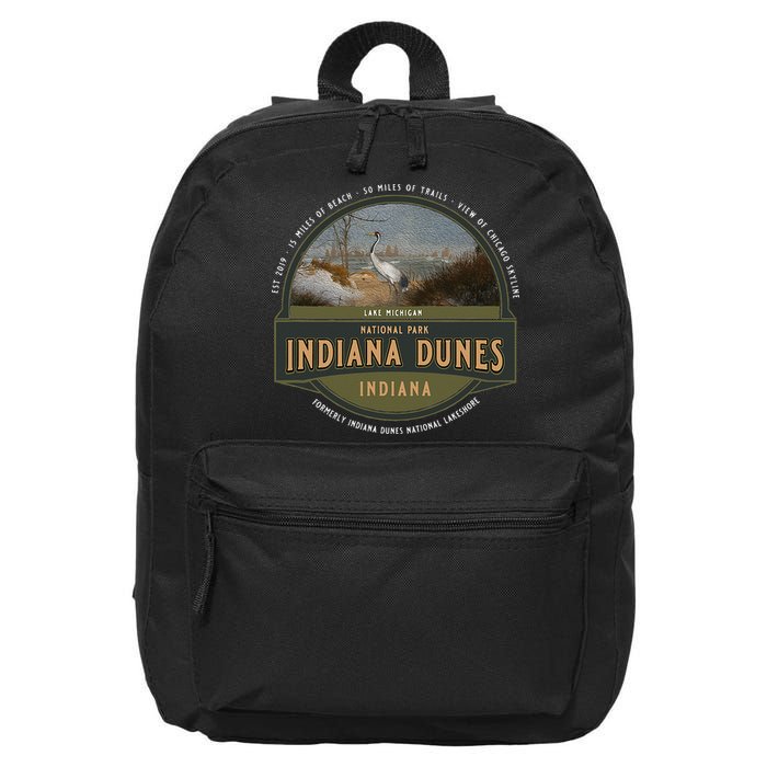 Indiana Dunes National Park Lake Michigan Beach Trails 16 in Basic Backpack