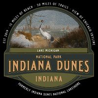 Indiana Dunes National Park Lake Michigan Beach Trails 16 in Basic Backpack