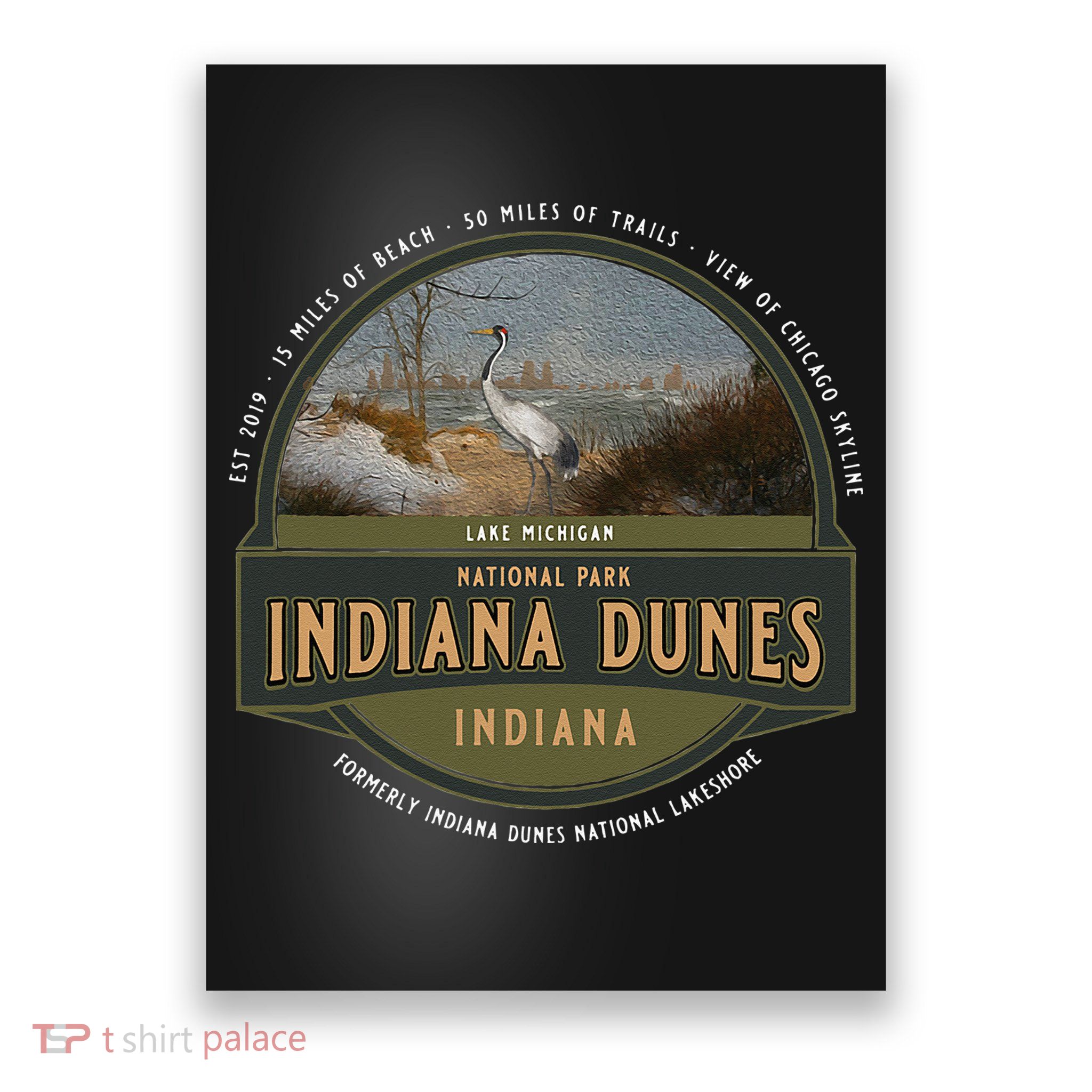Indiana Dunes National Park Lake Michigan Beach Trails Poster