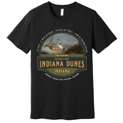 Indiana Dunes National Park Lake Michigan Beach Trails Premium T-Shirt
