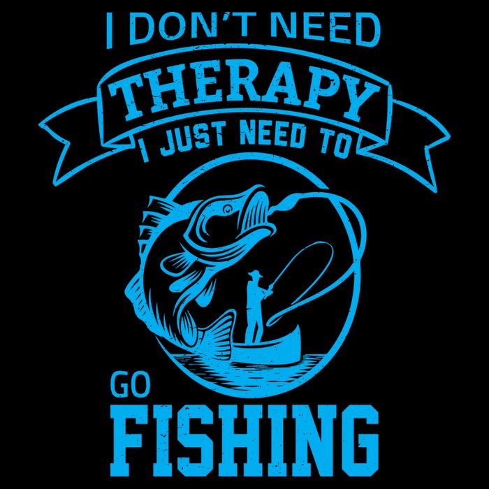 I Don't Need Therapy I Just Need To Go Fishing 16 in Basic Backpack