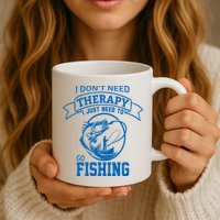 I Don't Need Therapy I Just Need To Go Fishing Mug